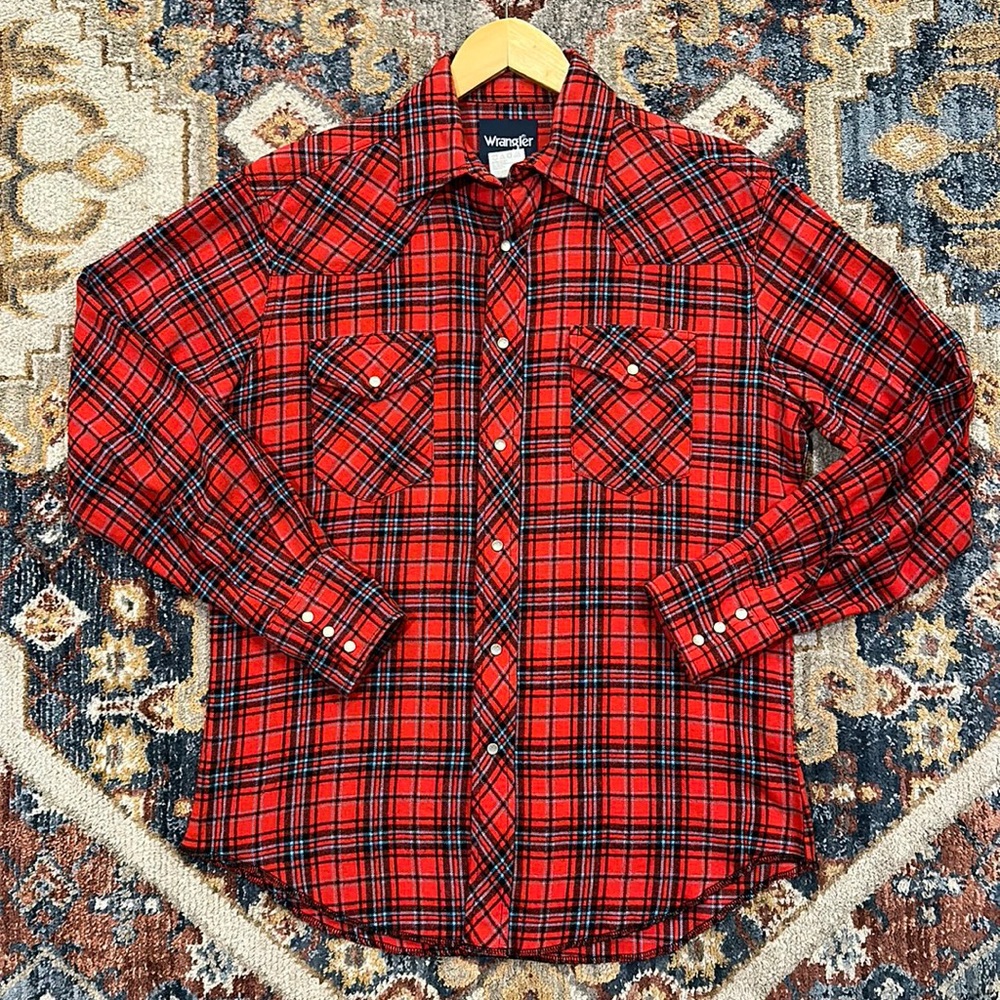 Wrangler western flannel